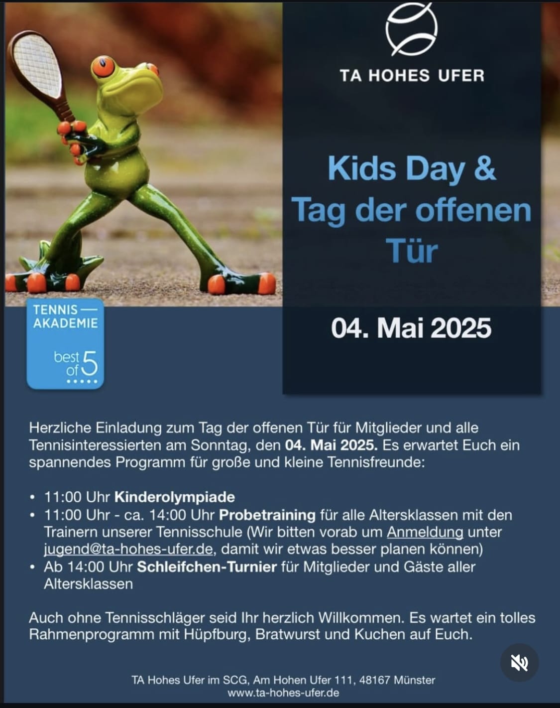 Tennis – Tag der offenen Tür